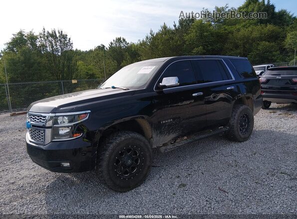 1GNLCDEC2JR366335 2018 CHEVROLET TAHOE Black Առջևի ձախ երեք քառորդ տեսարան