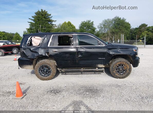 1GNLCDEC2JR366335 2018 CHEVROLET TAHOE Black Սալոնի հետևի տեսք