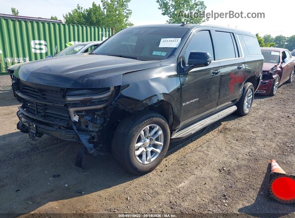 1GNS6CKD2TR123878 2026 CHEVROLET SUBURBAN Black Передня ліва чверть