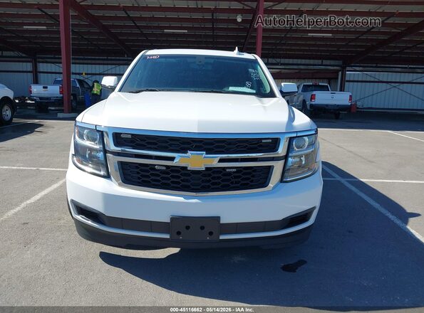 1GNSCAEC2HR310092 2017 CHEVROLET TAHOE White წინა ხედი