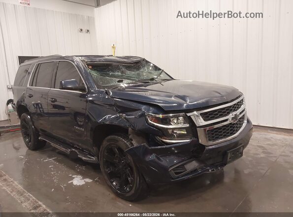 1GNSCAKC1LR181467 2020 CHEVROLET TAHOE Blue Vista frontal