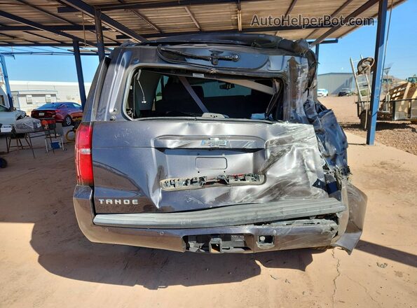 1GNSCAKC2GR386804 2016 CHEVROLET TAHOE Gray Vista trasera
