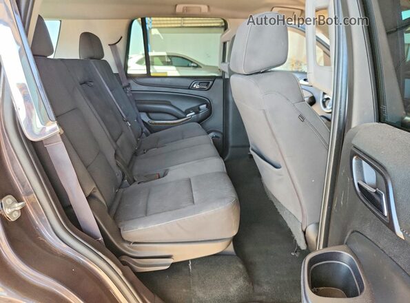 1GNSCAKC2GR386804 2016 CHEVROLET TAHOE Gray Vista interior trasera