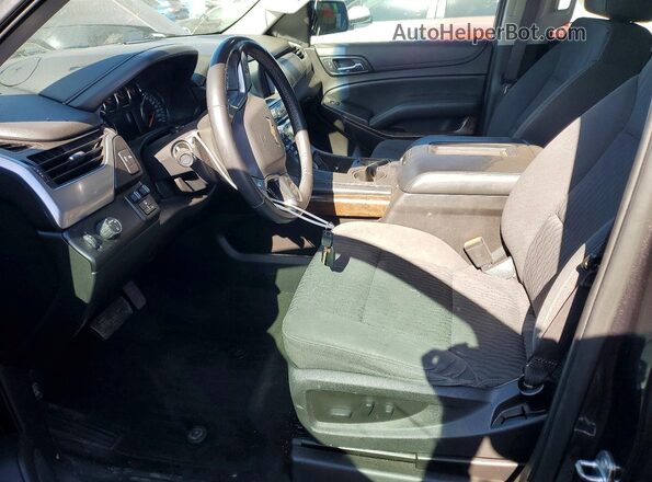1GNSCAKC2GR386804 2016 CHEVROLET TAHOE Gray Vista interior delantera