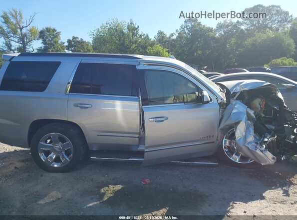 1GNSCBKC0HR287616 2017 CHEVROLET TAHOE Silver უკანა სალონის ხედი