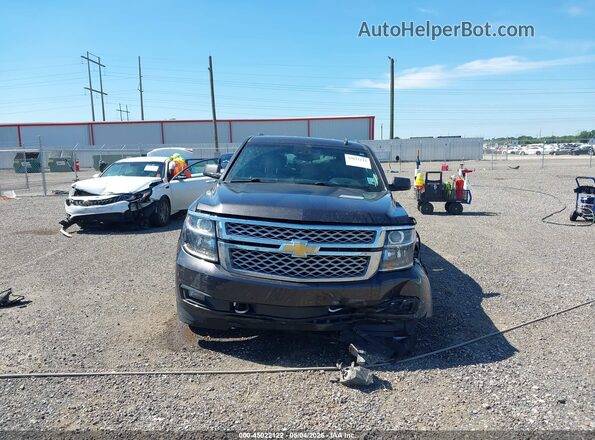 1GNSCBKC2HR368407 2017 CHEVROLET TAHOE Black Вид задньої частини салону