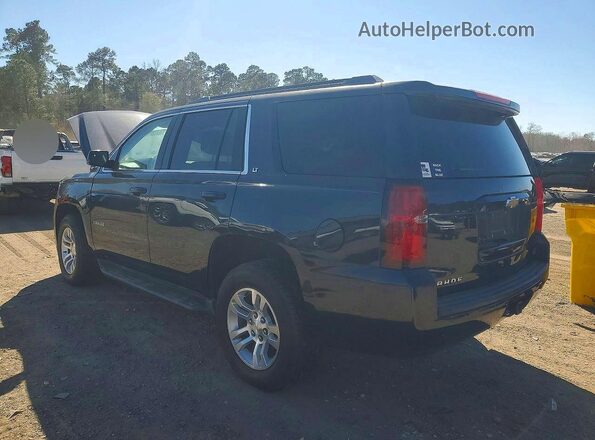 1GNSCBKC2HR380895 2017 CHEVROLET TAHOE Blue Trasero izquierdo