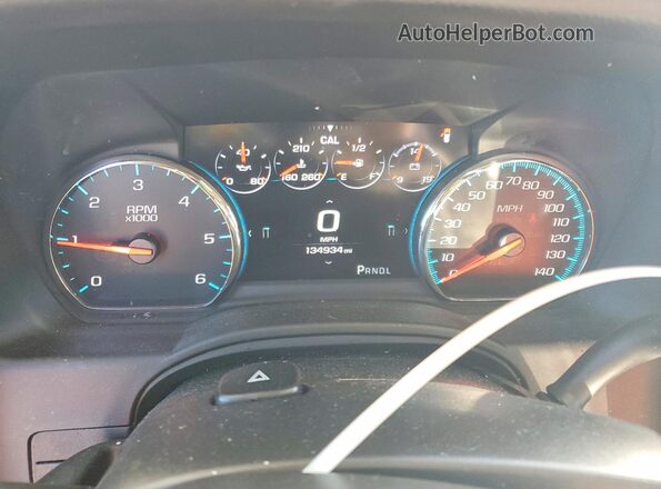 1GNSCBKC2HR380895 2017 CHEVROLET TAHOE Blue Vista del cuadro de instrumentos