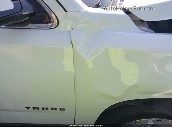 1GNSCBKC2KR113781 2019 CHEVROLET TAHOE White 