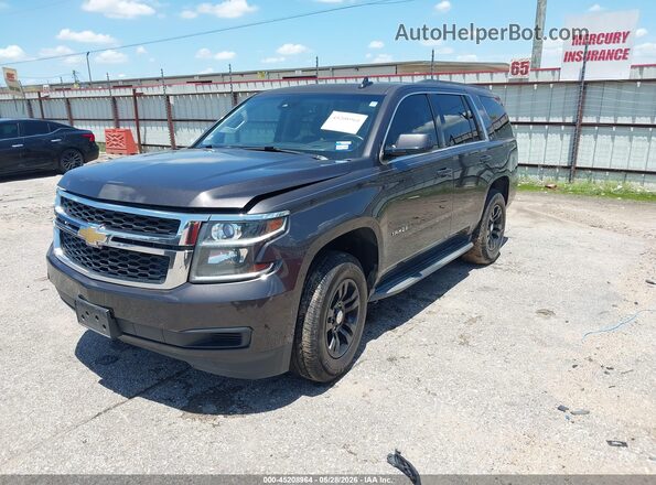 1GNSCBKC3GR402885 2016 CHEVROLET TAHOE Dark Brown Передня ліва чверть