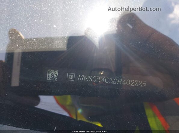 1GNSCBKC3GR402885 2016 CHEVROLET TAHOE Dark Brown Вид підкапотного простору