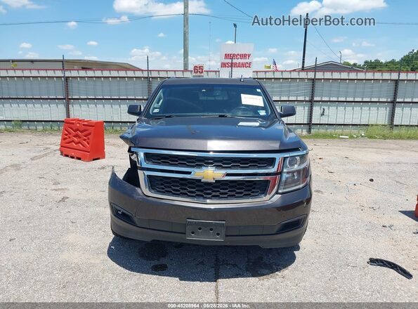 1GNSCBKC3GR402885 2016 CHEVROLET TAHOE Dark Brown Вид щитка приладів