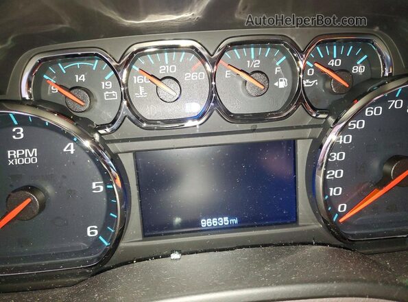 1GNSCBKC3LR105206 2020 CHEVROLET TAHOE Белый Вид щитка приборов