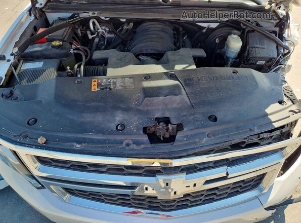 1GNSCBKC3LR105206 2020 CHEVROLET TAHOE Белый Вид подкапотного пространства