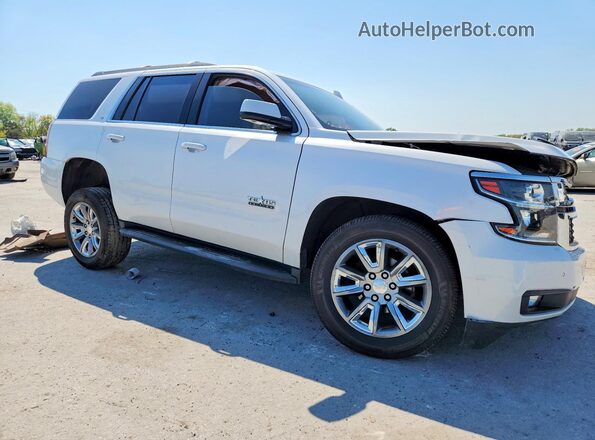 1GNSCBKC3LR105206 2020 CHEVROLET TAHOE Белый Передняя правая четверть