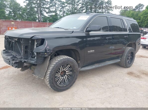 1GNSCBKC4GR304027 2016 CHEVROLET TAHOE Black Передня ліва чверть