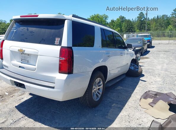1GNSCBKC4KR408560 2019 CHEVROLET TAHOE White Հետևի աջ