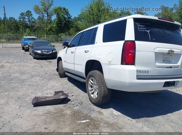 1GNSCBKC4KR408560 2019 CHEVROLET TAHOE White Հետևի ձախ