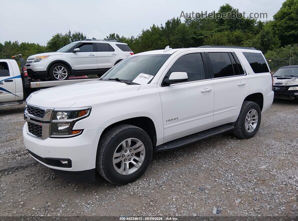 1GNSCBKC4LR187236 2020 CHEVROLET TAHOE White Przód lewy