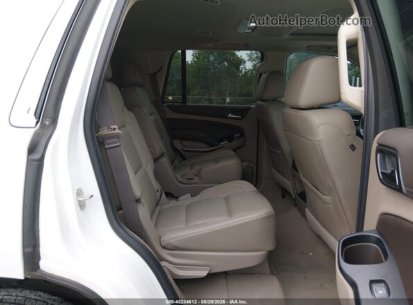 1GNSCBKC4LR187236 2020 CHEVROLET TAHOE White Widok naklejki z numerem VIN