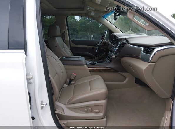 1GNSCBKC4LR187236 2020 CHEVROLET TAHOE White Widok wnętrza z przodu