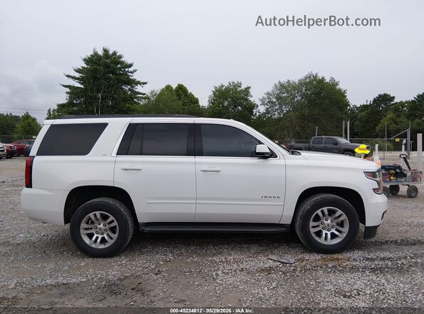 1GNSCBKC4LR187236 2020 CHEVROLET TAHOE White Widok wnętrza z tyłu
