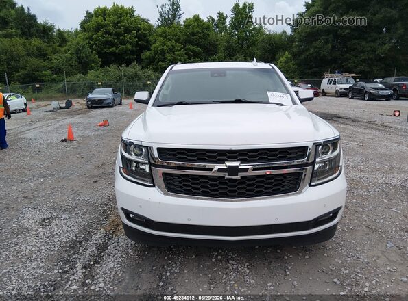1GNSCBKC4LR187236 2020 CHEVROLET TAHOE White Widok z przodu
