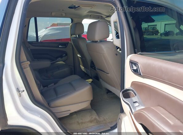 1GNSCBKC5GR161573 2016 CHEVROLET TAHOE White Widok naklejki z numerem VIN
