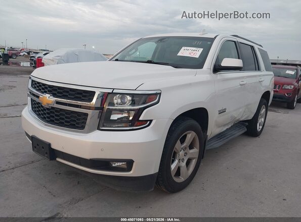1GNSCBKC5GR161573 2016 CHEVROLET TAHOE White Przód lewy