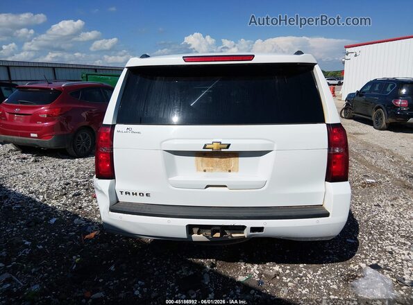 1GNSCBKC6JR110610 2018 CHEVROLET TAHOE Белый 