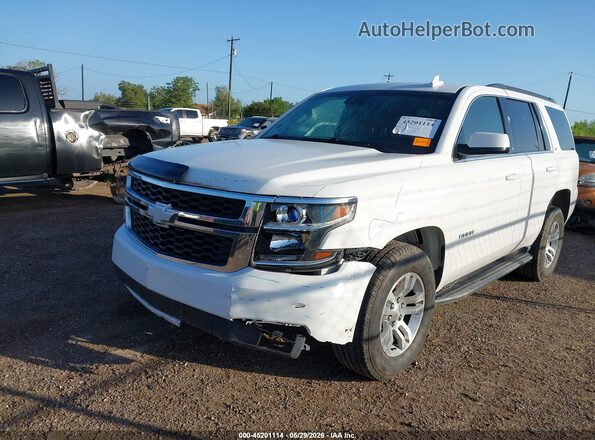 1GNSCBKC7GR367817 2016 CHEVROLET TAHOE Белый Вид спереди