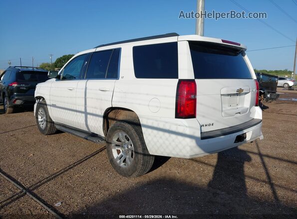 1GNSCBKC7GR367817 2016 CHEVROLET TAHOE Белый Задняя левая четверть