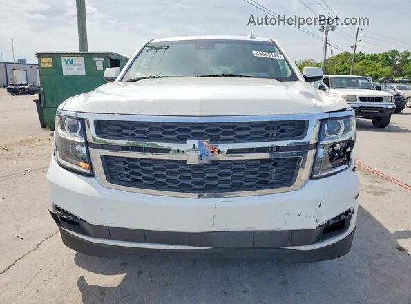 1GNSCBKC7GR447781 2016 CHEVROLET TAHOE Белый Вид спереди