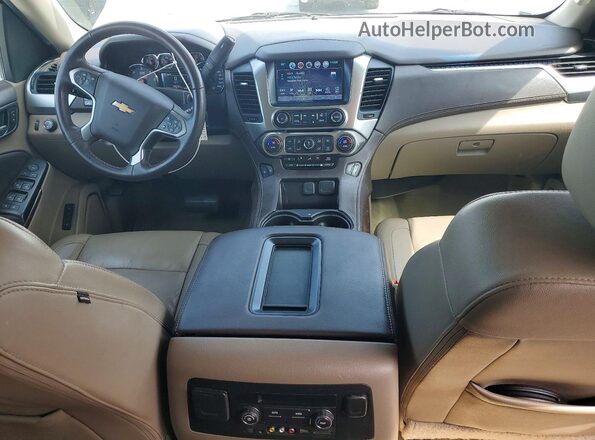 1GNSCBKC7GR447781 2016 CHEVROLET TAHOE Белый Вид панели приборов