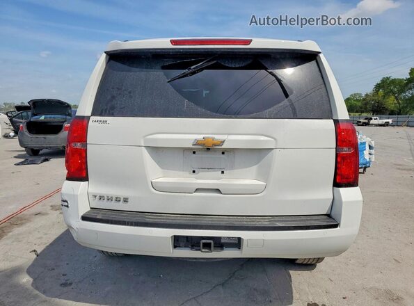 1GNSCBKC7GR447781 2016 CHEVROLET TAHOE Белый Вид сзади