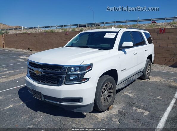 1GNSCBKC8GR361217 2016 CHEVROLET TAHOE White Առջևի ձախ երեք քառորդ տեսարան