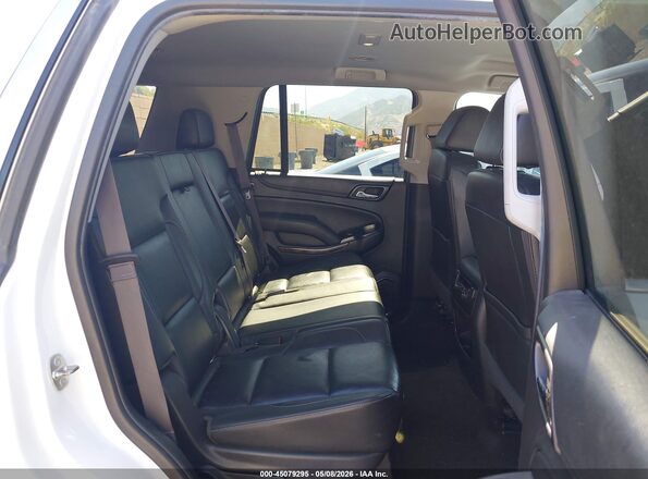 1GNSCBKC8GR361217 2016 CHEVROLET TAHOE White VIN կոդի պիտակի տեսք