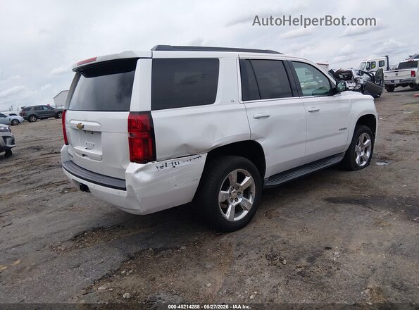 1GNSCBKC9GR302306 2016 CHEVROLET TAHOE White Trasero derecho
