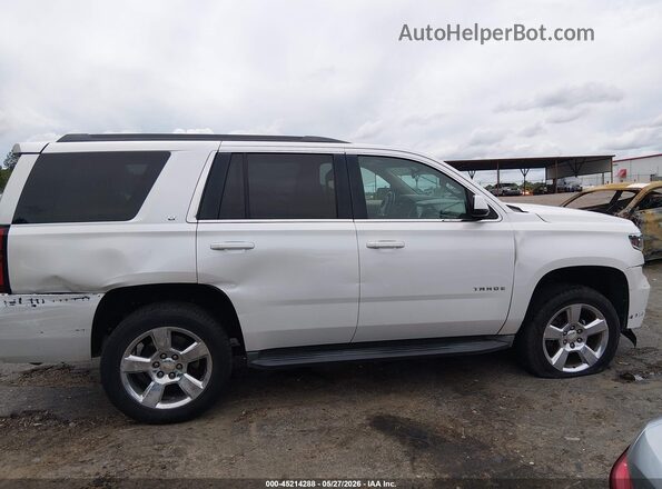 1GNSCBKC9GR302306 2016 CHEVROLET TAHOE White Vista interior trasera