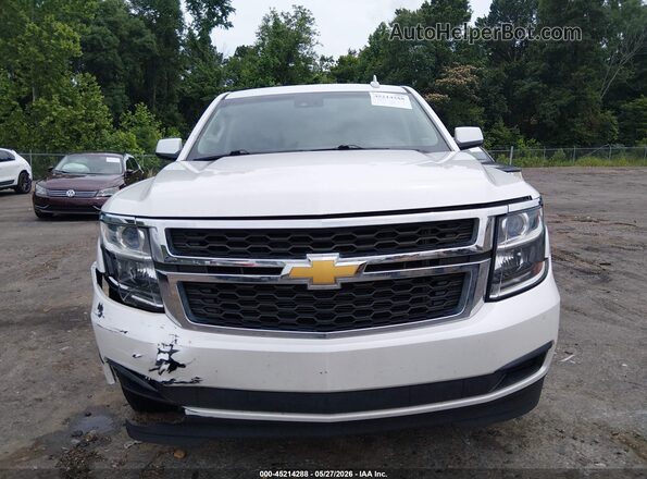 1GNSCBKC9GR302306 2016 CHEVROLET TAHOE White Vista del cuadro de instrumentos