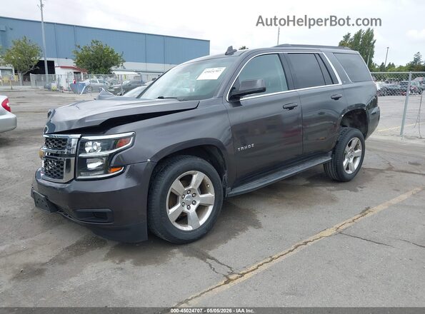 1GNSCBKC9GR403913 2016 CHEVROLET TAHOE Gray Առջևի ձախ երեք քառորդ տեսարան