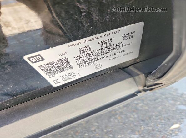 1GNSCBKD0RR108100 2024 CHEVROLET SUBURBAN Black 
