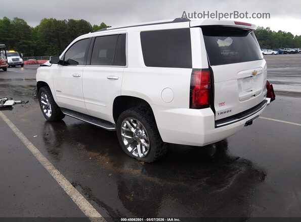 1GNSCCKC8LR220275 2020 CHEVROLET TAHOE White Trasero izquierdo