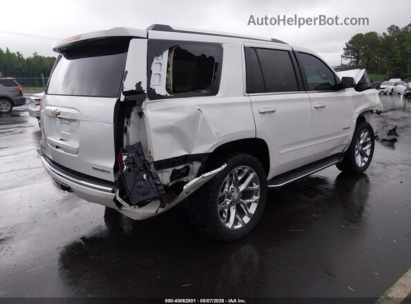 1GNSCCKC8LR220275 2020 CHEVROLET TAHOE White Trasero derecho