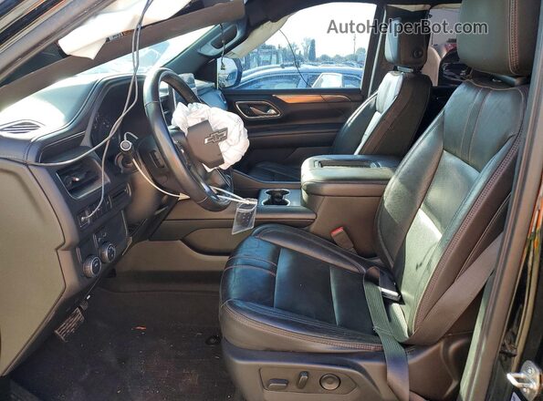 1GNSCEKD1MR417536 2021 CHEVROLET SUBURBAN Black Front interior view