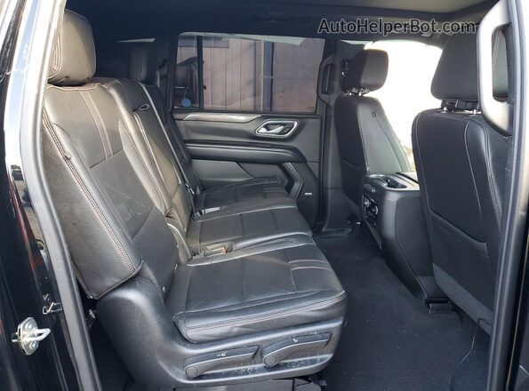 1GNSCEKD1MR417536 2021 CHEVROLET SUBURBAN Black Rear interior view