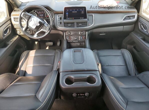 1GNSCFKD3MR338875 2021 CHEVROLET SUBURBAN Gray Widok deski rozdzielczej