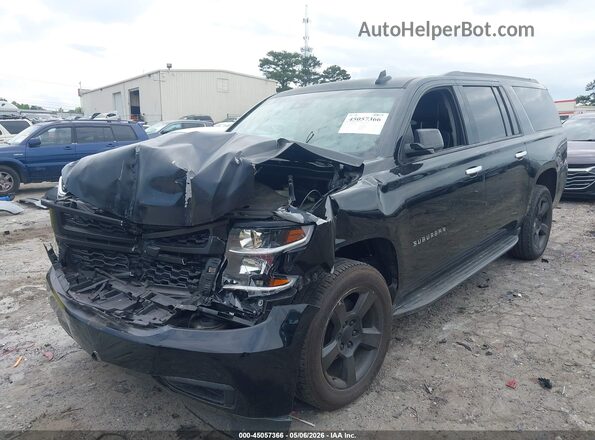 1GNSCGKC1HR256274 2017 CHEVROLET SUBURBAN Black წინა ხედი
