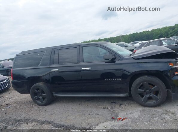 1GNSCGKC1HR256274 2017 CHEVROLET SUBURBAN Black უკანა სალონის ხედი