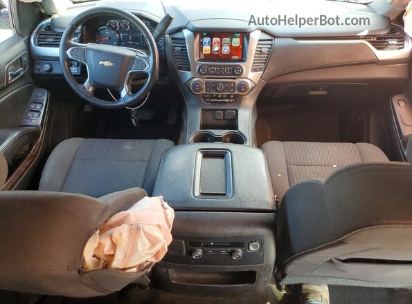 1GNSCGKC1HR306221 2017 CHEVROLET SUBURBAN Black Widok deski rozdzielczej